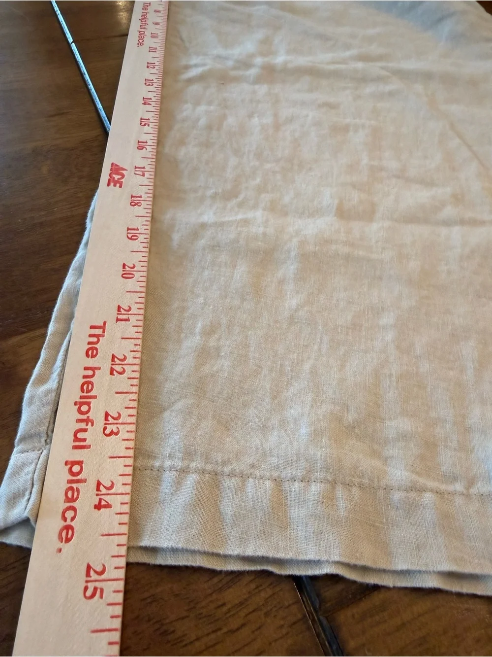 Quince 100% European Linen Elastic Waist Pants Beige Khaki - Size XL